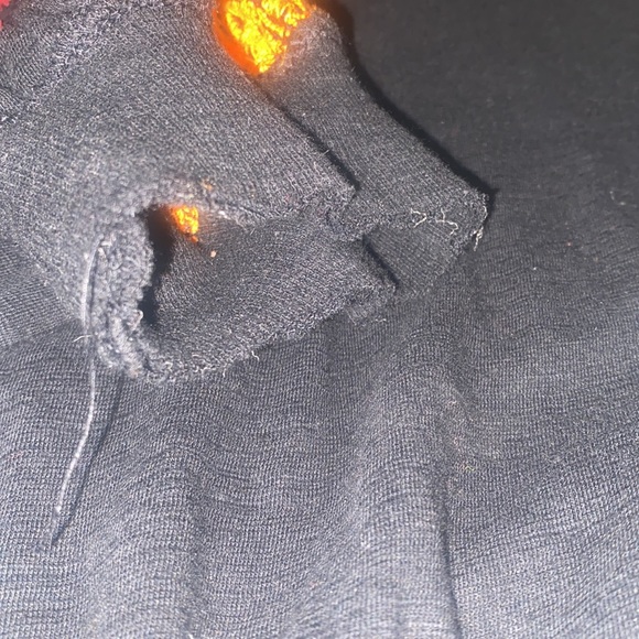 We The Free Tee with Embroidered Fishnet Sleeves size Large EUC - Picture 3 of 10